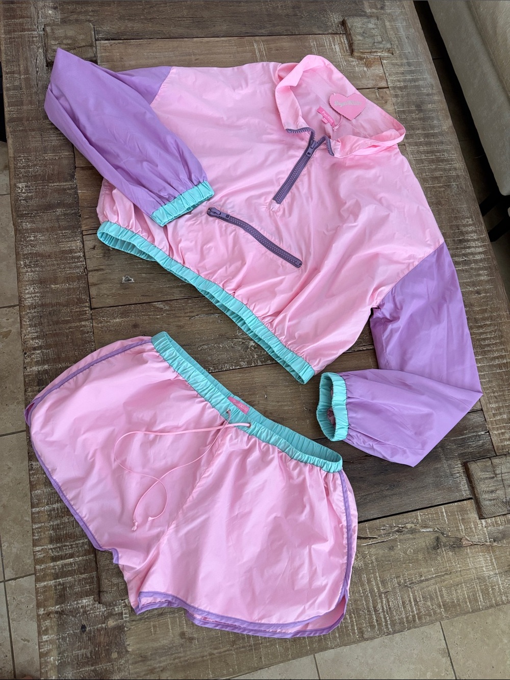 Dolls Kill Sugar Thrillz 2-piece Shorts set NWT